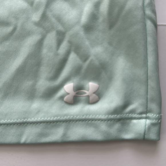 Under Armour Loose-Fit Women's Mint Green Ombre Logo Racerback Tank Top, Large - Picture 3 of 7